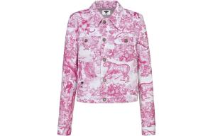 Ежеквартальные новинки Джинсовая куртка женская розовая Dior