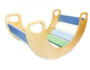 Обезьянка, деревянная качалка для ребенка Монтессори. Małpiszon