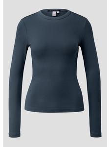 QS Лонгслив цвета 5820_темно-синий