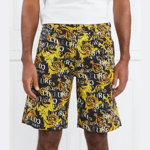 Шорты стандартного кроя Versace, черный