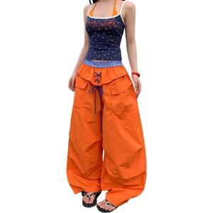 Женские повседневные брюки NEVER RULE, оранжевый красный