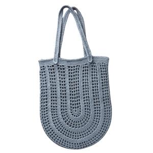 Женская вязаная сумка-шоппер в дениме MERSEA, Denim