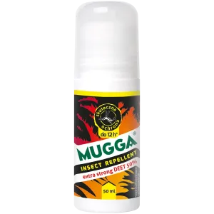 Mugga Deet 50% шариковый препарат от насекомых, 50 мл