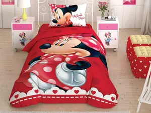 Детский комплект постельного белья Disney Home - Minnie Mouse Lovely Glitter (лицензированный) Morhane