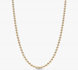 Колье Pandora Ball Chain, золото