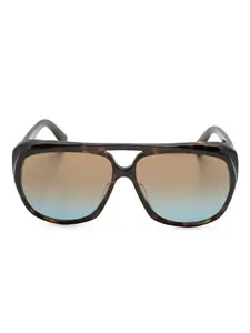 Солнцезащитные очки Jayden в массивной оправе TOM FORD Eyewear, коричневый