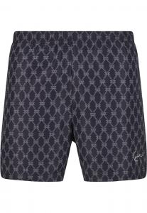 Плавки Karl Kani KM251-041-1 Signature Monogram Aop, Night Blue