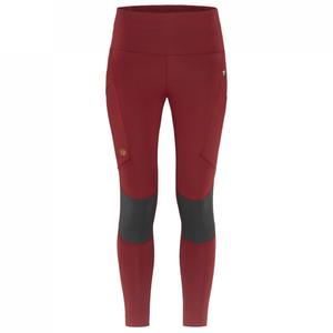 Леггинсы Fjällräven Women's Abisko Trekking Pro, цвет Pomegranate Red/Iron Grey