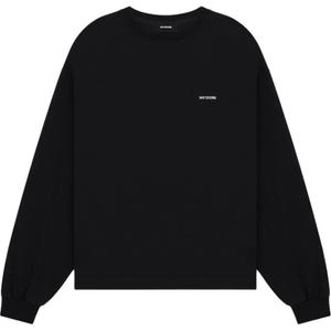 Лонгслив с вышитым логотипом WE11DONE, черный