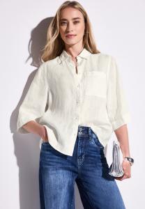 Блузка на пуговицах Street One, кремовый