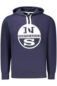 Толстовка North Sails с капюшоном, синий / белй