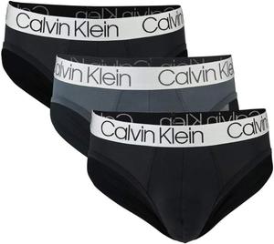 Комплект из 3 трусов-брифов Calvin Klein Men's Reconsidered Steel Micro, Grey(Np2211-051)/Black