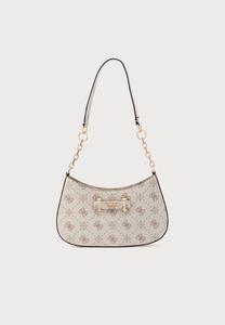 Сумка Guess CARRIE LOGO TOP ZIP BAG, Vanilla/Beige