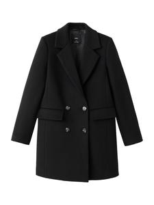 Пальто межсезонное MANGO DALI, черный