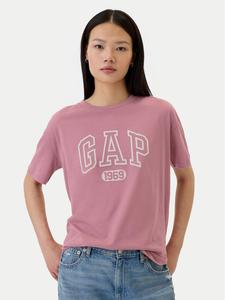 Футболка оверсайз Gap, розовый
