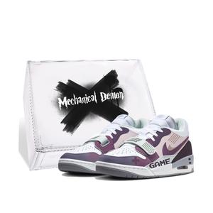 Баскетбольные кроссовки Legacy 312 Vintage Men Low-Top цвета фуксии/фиолетового цвета Jordan