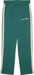 Брюки Palm Angels Classic Track Pant 'Forest Green', зеленый