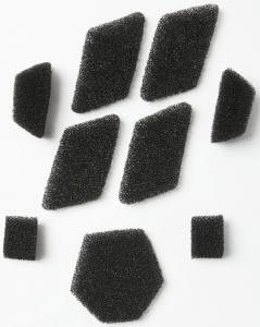 Сменный комплект пенопласта FOX V3 RS для шлема, черный