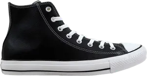 Кроссовки Converse Chuck Taylor All Star Leather Hi Black, черный