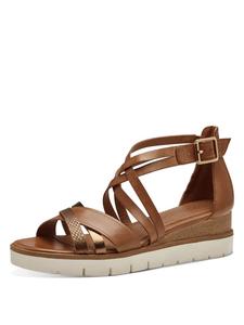 Сандалии на плоской подошве Tamaris, темно-коричневый