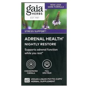 Добавка Gaia Herbs Adrenal Health, 60 капсул