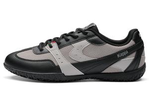 Классические нескользящие износостойкие низкие кроссовки для бега унисекс, черно-серые Kappa, Black Gray