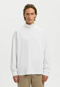 Топ Selected Long sleeved top, Bright White/Off-White