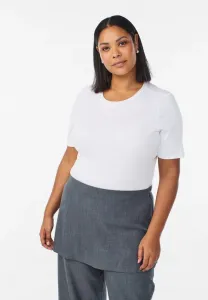 Базовая футболка mit rundhalsausschnitt Zizzi, Bright White