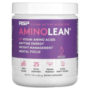 Веганские Аминокислоты Асаи RSP Nutrition AminoLean, 225 г
