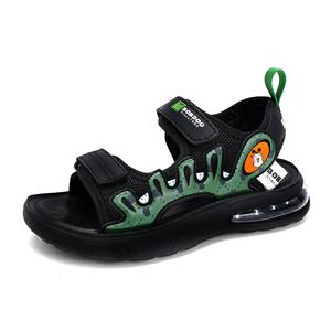 Детские сандалии для подростков BOBDOG, черный/зеленый