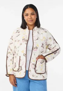 Легкая куртка mit knöpfen und geblümtem Zizzi, Pumice Stone Aop