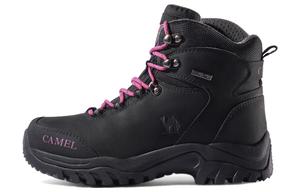 CAMEL Противоскользящие дышащие высокие кроссовки для активного отдыха Balance женские черно-сливово-красные, цвет Black/Plum Red