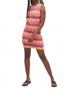 Платье Джулии в фиолетовом/охровом цвете Electric & Rose