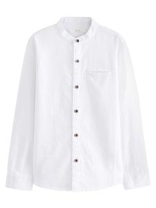 Рубашка на пуговицах Next Regular fit Button Up Shirt, белый