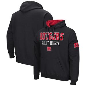 Мужской черный худи Rutgers Scarlet Knights Sunrise Colosseum