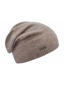 вязаная шапка бежевого цвета Seeberger