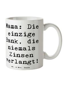 Кружка Mother Bank с надписью белого цвета Mr. & Mrs. Panda