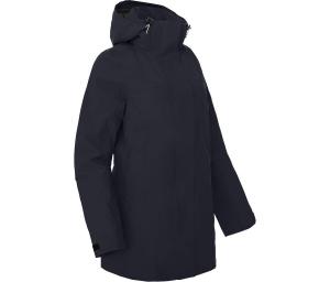 BERGSON Летняя парка, водонепроницаемая, легкая сетчатая подкладка, водонепроницаемость 20 000 водяных столбов, синяя.