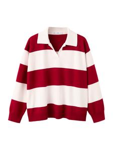 MANGO Свитер 'POLOTUS' красный