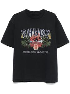 Футболка «Город и деревня» RHUDE, черный