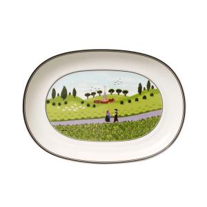 Блюдо сервировочное Villeroy & Boch Design Naif, 20х14 см, белый