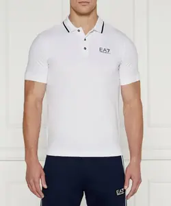Футболка поло Regular fit Ea7, белый