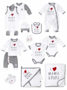 Набор Baby Sweets I love Mama & Papa, белый