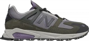 Кроссовки New Balance X-Racer 'Green Nightshade Purple', зеленый