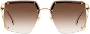 Женские повседневные солнцезащитные очки Carrera квадратной формы, Brown Gold