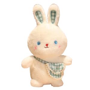 Очаровательная пасторальная утка, жемчужный кролик плюшевая кукла 25см/30см высота 25см/30см длина Fox fairy