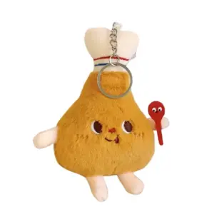 Милый креативный плюшевый кулон French Fries Burger, высота 12,5 см/8 см CHUNTUSHU