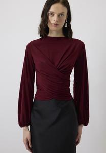 Блуза Touché Privé DRAPED, Burgundy/Bordeaux