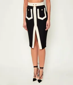 Юбка Elisabetta Franchi, черный