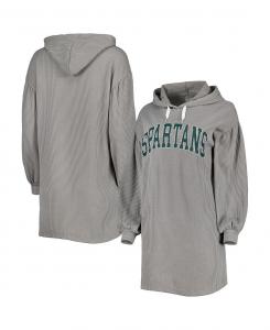Женское серое платье Tri-Blend в винтажном стиле Michigan State Spartans Game Winner Gameday Couture, серый